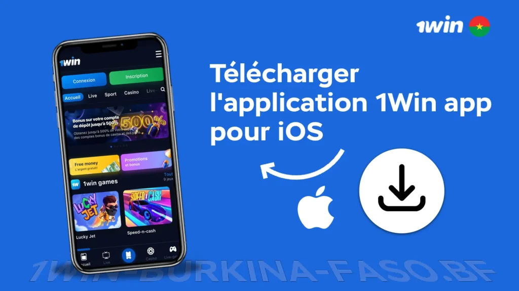 Télécharger l'application 1Win app pour iOS