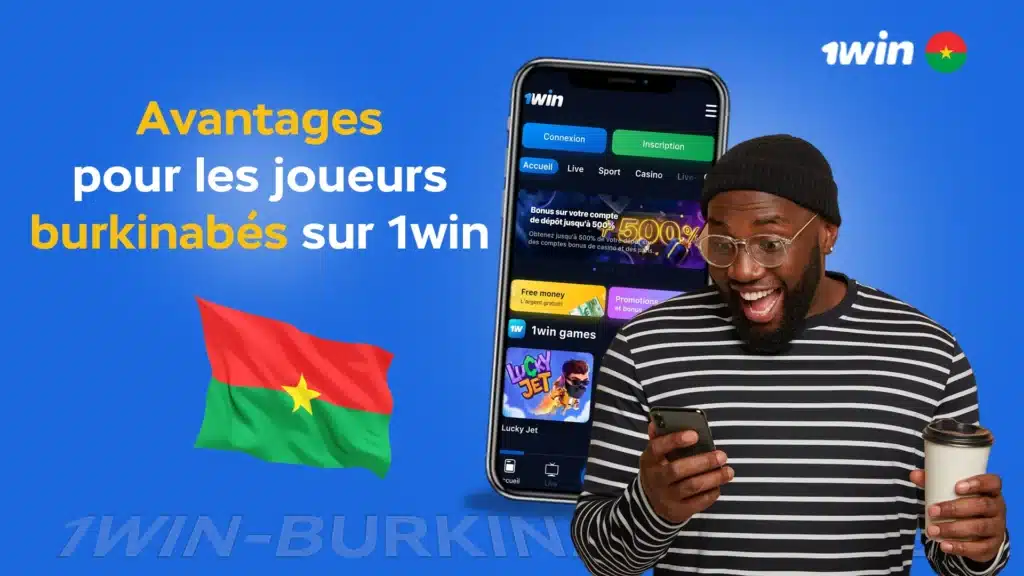 Avantages pour les joueurs burkinabés sur 1win