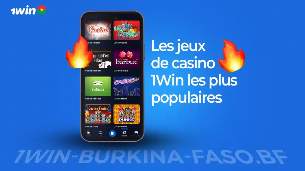 Les jeux de casino 1Win les plus populaires